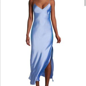 Dannijo Moonstone Blue Slip Dress, Size Small